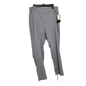 JL Jules & Leopold Womens Pull-on Pants Black/Gray White 16W NWT